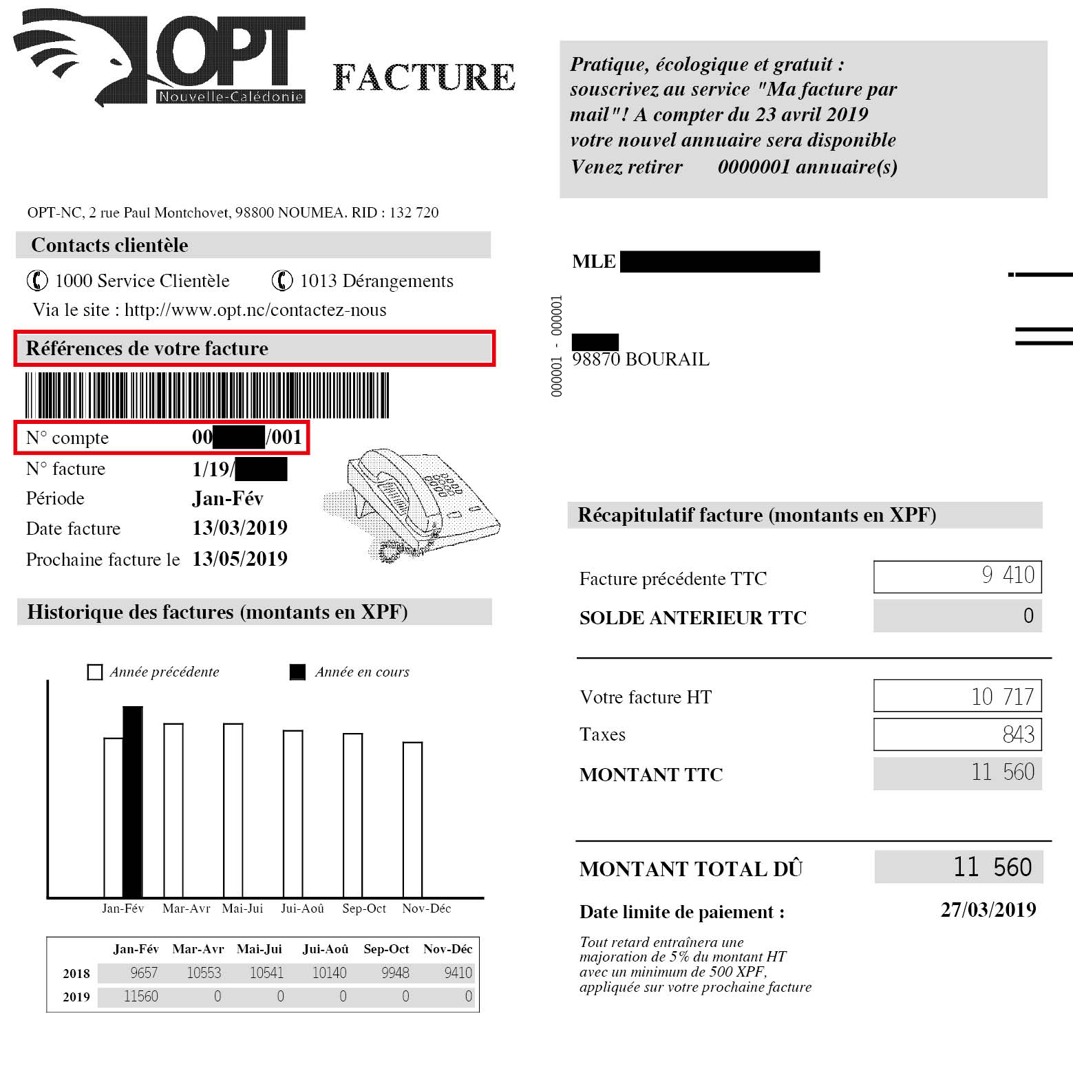Regler Ma Facture En Ligne Opt