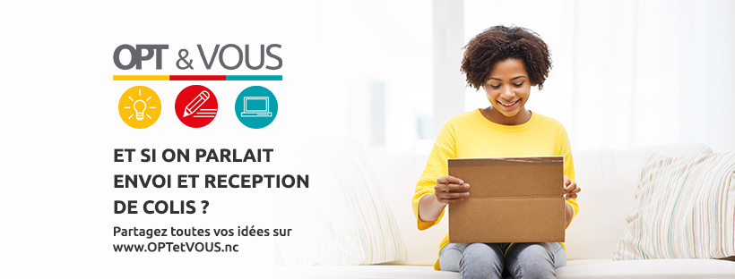 Bannière service envoi et réception de colis