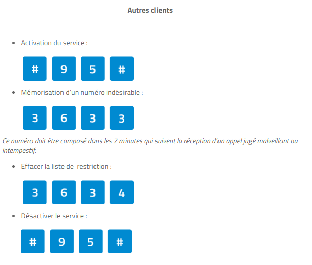 autres clients